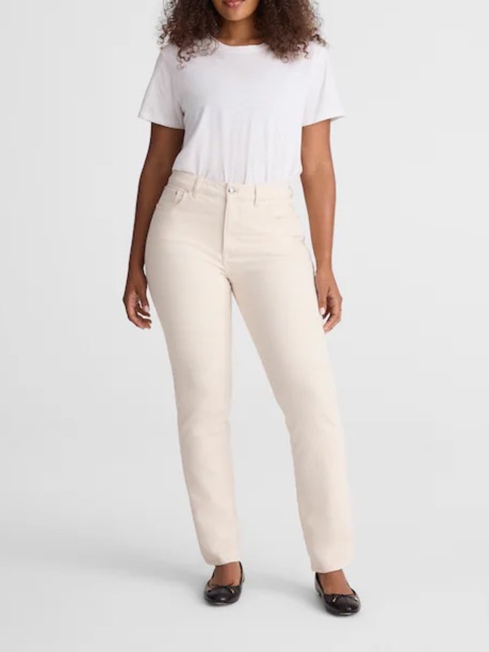 NWT Madewell High Rise The Curvy Jules Slim-Straight Jean Vintage Canvas
